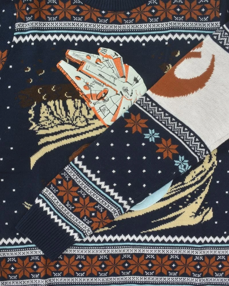 Star Wars Christmas Jumper Star Wars: Space Slug Escape Sweater 6 Star Wars Christmas Jumper Star Wars: Space Slug Escape Sweater