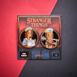 Pin Kings Stranger Things Enamel Pin Badge Set 1.3 – Steve And Robin