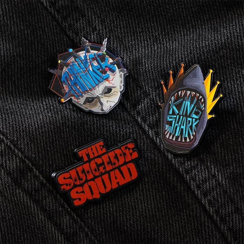Official The Suicide Squad Pin Badge Set 6 Official The Suicide Squad Pin Badge Set