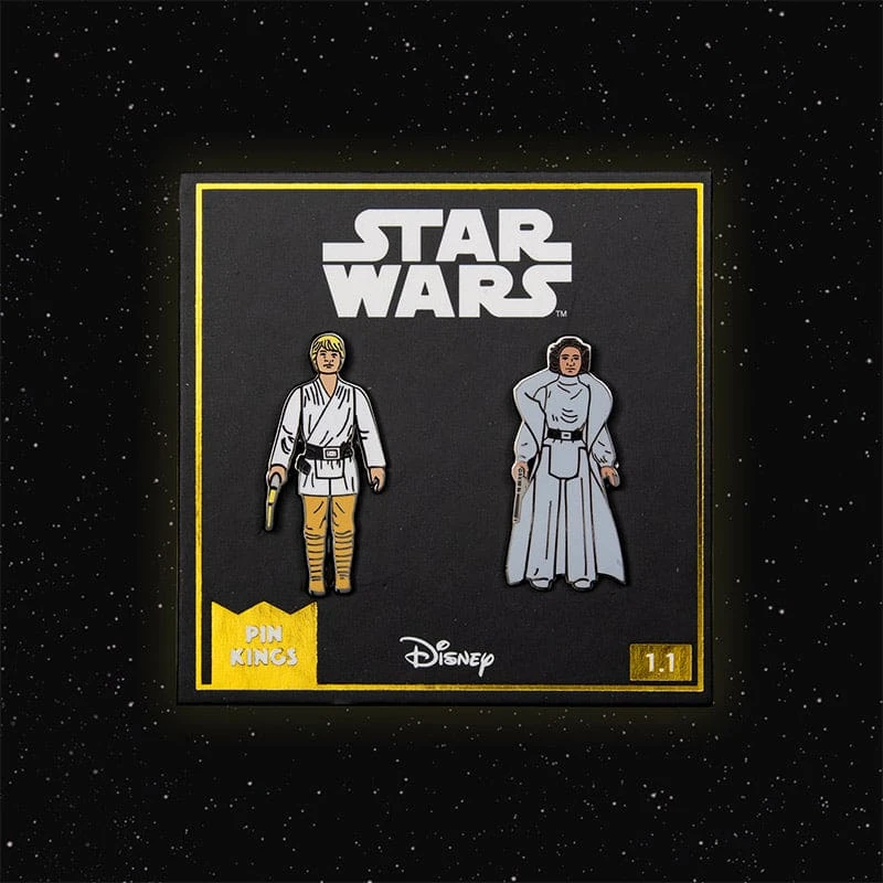 Accessories Pin Kings Star Wars Enamel Pin Badge Set 1.1 - Luke Skywalker And Princess Leia 3 Accessories Pin Kings Star Wars Enamel Pin Badge Set 1.1 - Luke Skywalker And Princess Leia