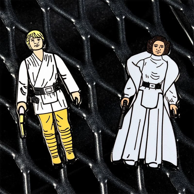 Accessories Pin Kings Star Wars Enamel Pin Badge Set 1.1 - Luke Skywalker And Princess Leia 4 Accessories Pin Kings Star Wars Enamel Pin Badge Set 1.1 - Luke Skywalker And Princess Leia