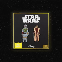 Pin Kings Star Wars Enamel Pin Badge Set 1.11– Boba Fett And Leia Organa (Bespin Gown)