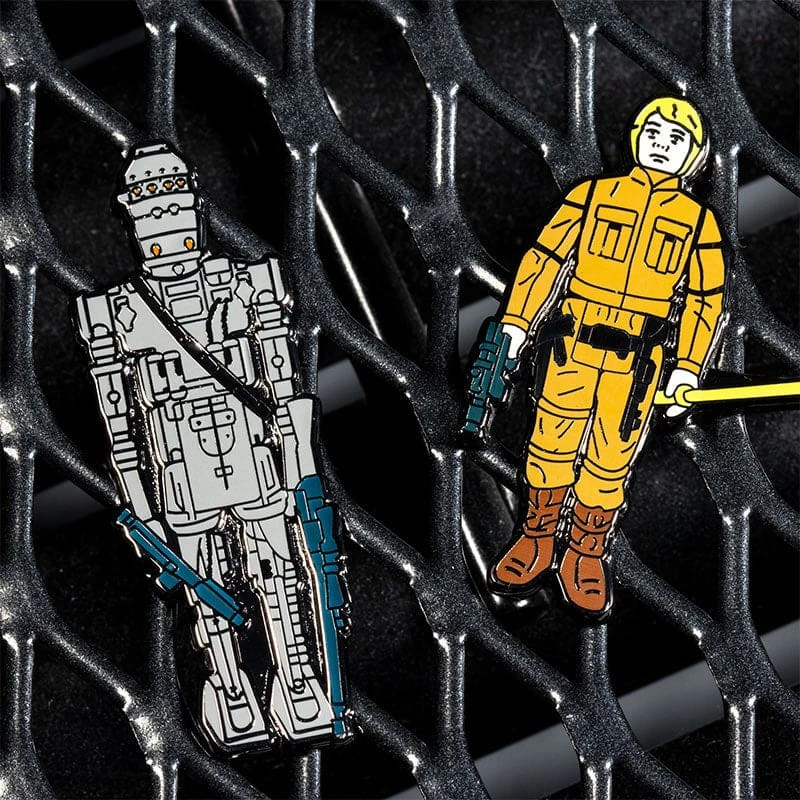 Pin Kings Star Wars Enamel Pin Badge Set 1.14 – IG-88 And Luke Skywalker (Bespin Fatigues) 4 Pin Kings Star Wars Enamel Pin Badge Set 1.14 – IG-88 And Luke Skywalker (Bespin Fatigues)