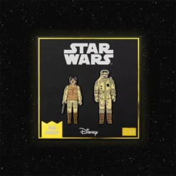 Accessories Pin Kings Star Wars Enamel Pin Badge Set 1.19 – Leia (Hoth Outfit) And Rebel Commander