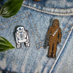 Pin Kings Star Wars Enamel Pin Badge Set 1.2 - R2D2 And Chewbacca