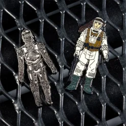 Accessories Pin Kings Star Wars Enamel Pin Badge Set 1.22 – C-3PO And Luke Skywalker (Hoth Battle Gear)