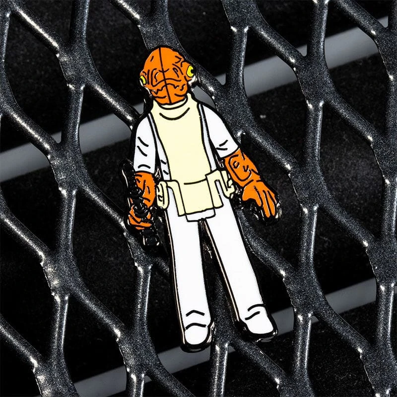 Pin Kings Star Wars Enamel Pin Badge Set 1.26 – Admiral Ackbar And Luke Skywalker (Jedi Knight Outfit) Accessories 5 Pin Kings Star Wars Enamel Pin Badge Set 1.26 – Admiral Ackbar And Luke Skywalker (Jedi Knight Outfit) Accessories