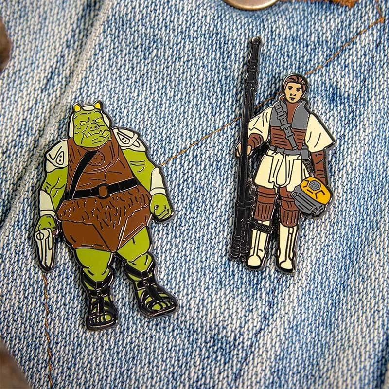 Pin Kings Star Wars Enamel Pin Badge Set 1.27 – Princess Leia Organa (Boushh Disguise) And Gamorrean Guard 7 Pin Kings Star Wars Enamel Pin Badge Set 1.27 – Princess Leia Organa (Boushh Disguise) And Gamorrean Guard