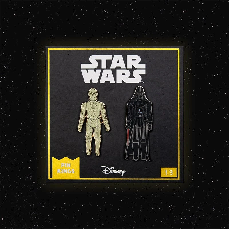 Accessories Pin Kings Star Wars Enamel Pin Badge Set 1.3 - C3PO And Darth Vader 3 Accessories Pin Kings Star Wars Enamel Pin Badge Set 1.3 - C3PO And Darth Vader
