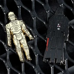 Accessories Pin Kings Star Wars Enamel Pin Badge Set 1.3 - C3PO And Darth Vader