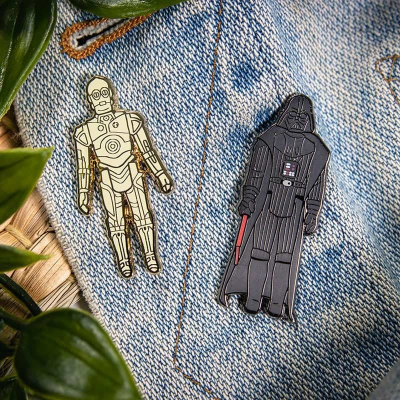 Accessories Pin Kings Star Wars Enamel Pin Badge Set 1.3 - C3PO And Darth Vader 7 Accessories Pin Kings Star Wars Enamel Pin Badge Set 1.3 - C3PO And Darth Vader
