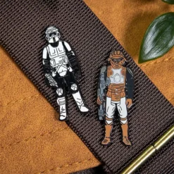 Pin Kings Star Wars Enamel Pin Badge Set 1.33 – Biker Scout And Lando Calrissian (Skiff Guard Disguise) Accessories 12 Pin Kings Star Wars Enamel Pin Badge Set 1.33 – Biker Scout And Lando Calrissian (Skiff Guard Disguise) Accessories