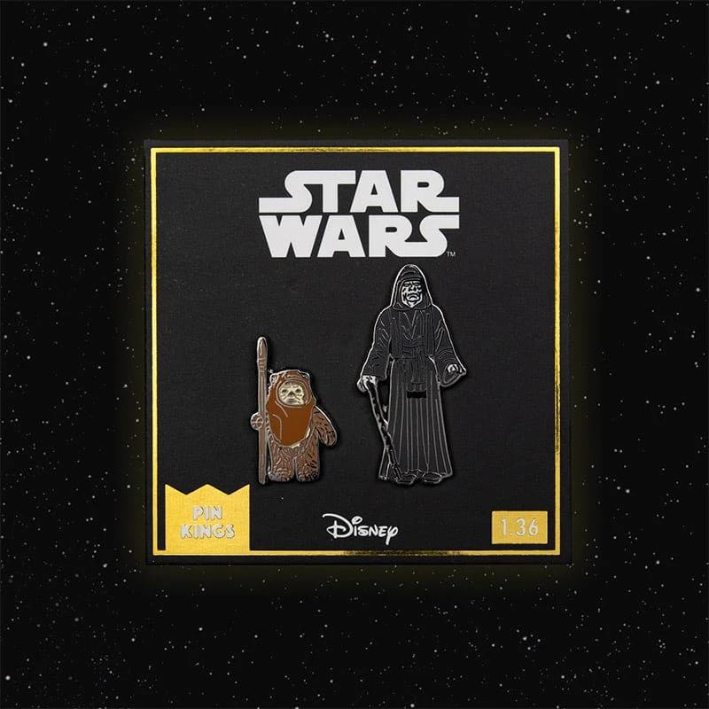 Pin Kings Star Wars Enamel Pin Badge Set 1.36 – Wicket W. Warrick And The Emperor 3 Pin Kings Star Wars Enamel Pin Badge Set 1.36 – Wicket W. Warrick And The Emperor