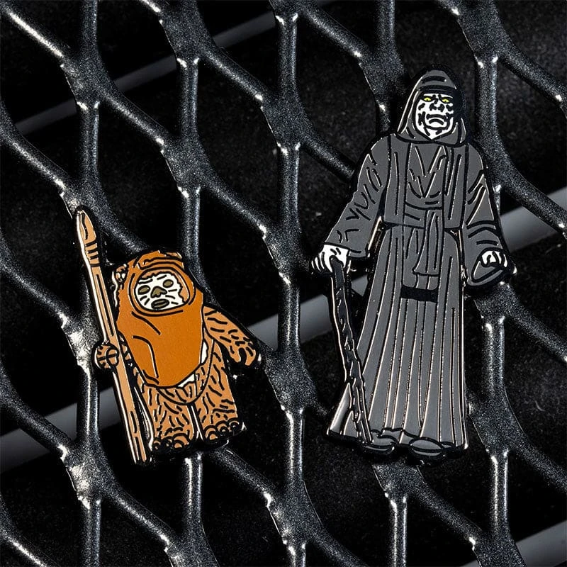 Pin Kings Star Wars Enamel Pin Badge Set 1.36 – Wicket W. Warrick And The Emperor 4 Pin Kings Star Wars Enamel Pin Badge Set 1.36 – Wicket W. Warrick And The Emperor