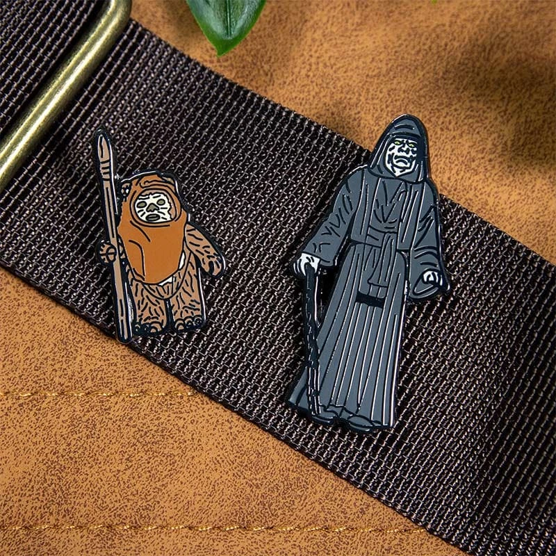 Pin Kings Star Wars Enamel Pin Badge Set 1.36 – Wicket W. Warrick And The Emperor 7 Pin Kings Star Wars Enamel Pin Badge Set 1.36 – Wicket W. Warrick And The Emperor