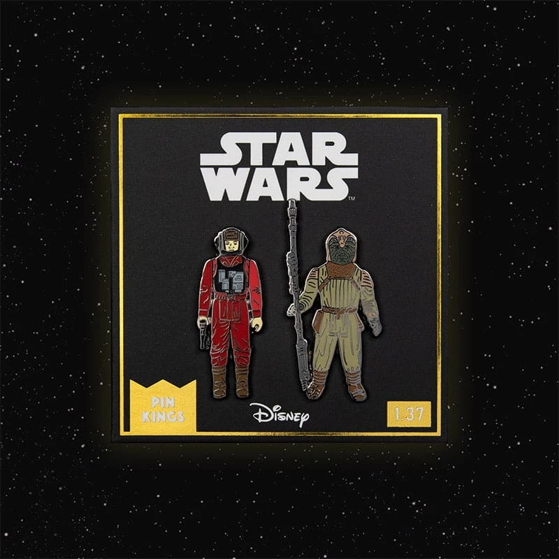 Pin Kings Star Wars Enamel Pin Badge Set 1.37 – B-Wing Pilot And Klaatu (in Skiff Guard Outfit) Accessories 3 Pin Kings Star Wars Enamel Pin Badge Set 1.37 – B-Wing Pilot And Klaatu (in Skiff Guard Outfit) Accessories
