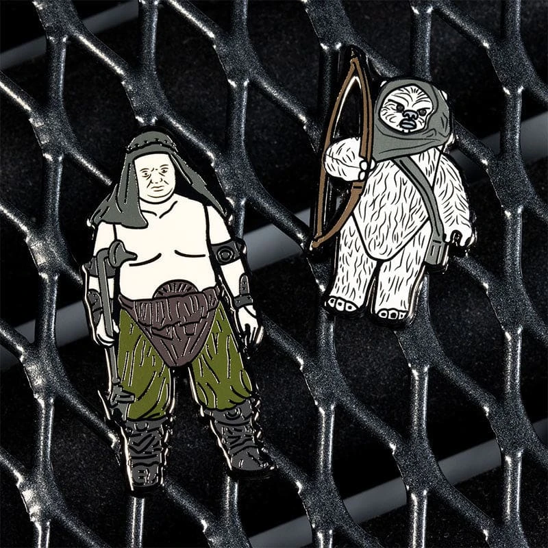 Pin Kings Star Wars Enamel Pin Badge Set 1.40 – Rancor Keeper And Lumat 4 Pin Kings Star Wars Enamel Pin Badge Set 1.40 – Rancor Keeper And Lumat
