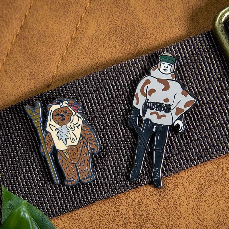 Pin Kings Star Wars Enamel Pin Badge Set 1.41 – Paploo And Luke Skywalker (in Battle Poncho) 7 Pin Kings Star Wars Enamel Pin Badge Set 1.41 – Paploo And Luke Skywalker (in Battle Poncho)