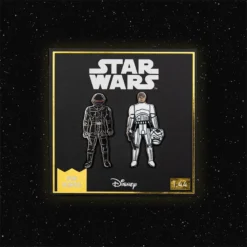 Accessories Pin Kings Star Wars Enamel Pin Badge Set 1.44 โ Imperial Gunner And Luke Skywalker (Imperial Stormtrooper Outfit)