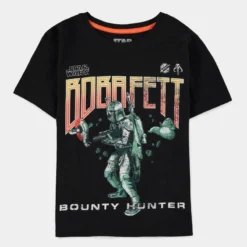 Apparel Official Star Wars Boba Fett Bounty Hunter Kids Short Sleeved T-Shirts