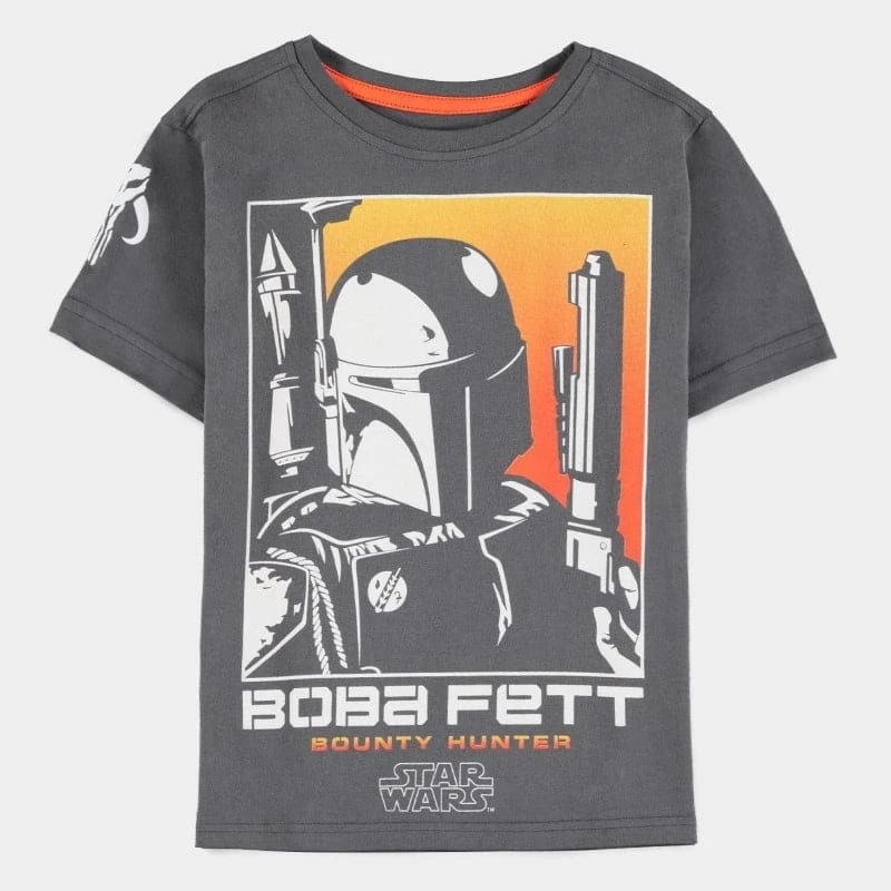 Official Star Wars Boba Fett The Legend Kids Short Sleeved T-Shirts Apparel 3 Official Star Wars Boba Fett The Legend Kids Short Sleeved T-Shirts Apparel