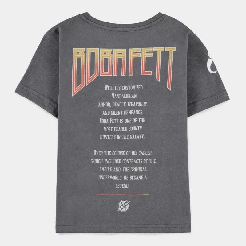 Official Star Wars Boba Fett The Legend Kids Short Sleeved T-Shirts Apparel 4 Official Star Wars Boba Fett The Legend Kids Short Sleeved T-Shirts Apparel