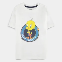 Official Warner Bros. Space Jam Team Tweety Kids Short Sleeved T-Shirts Apparel