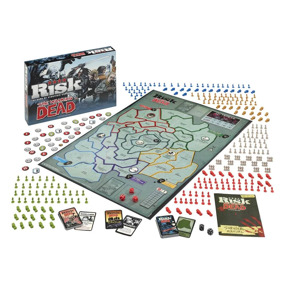Walking Dead, The Board & Card Games Official Walking Dead Risk 3 Walking Dead, The Board & Card Games Official Walking Dead Risk