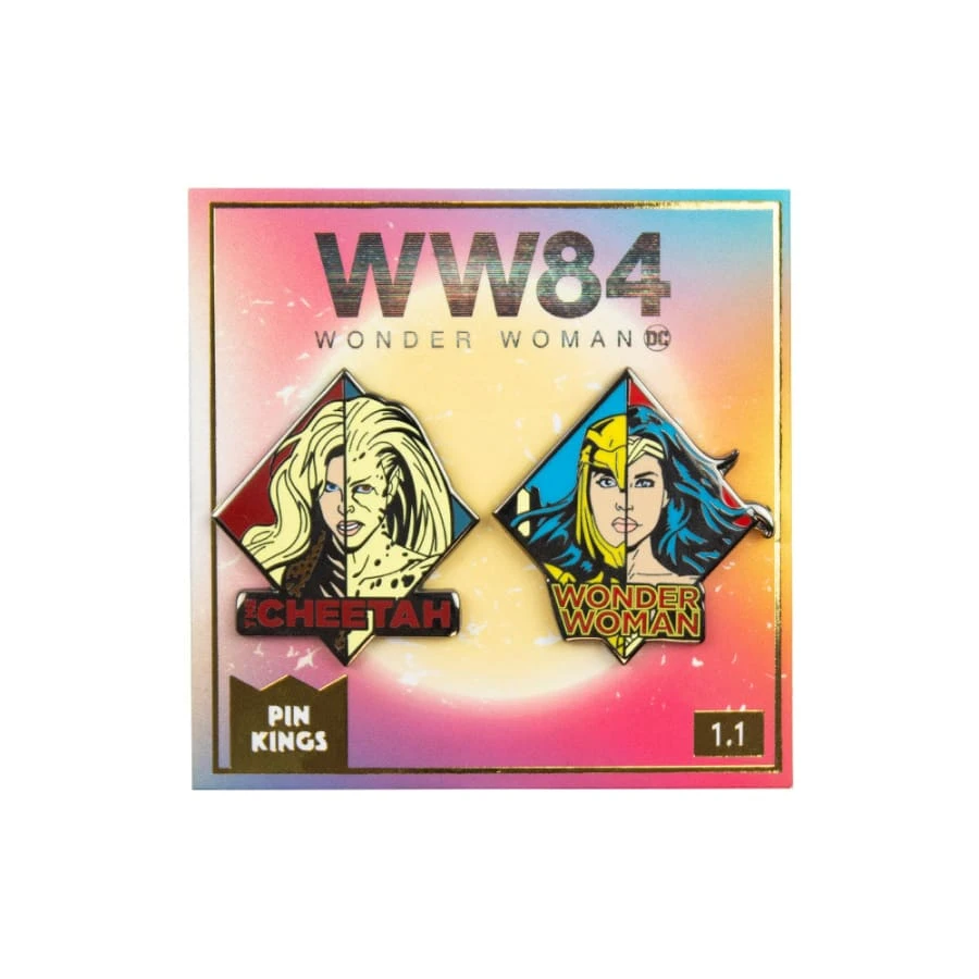 Wonder Women Pin Kings Wonder Woman '84 Enamel Pin Badge Set 1.1 - WW & Cheetah Accessories 5 Wonder Women Pin Kings Wonder Woman '84 Enamel Pin Badge Set 1.1 - WW & Cheetah Accessories