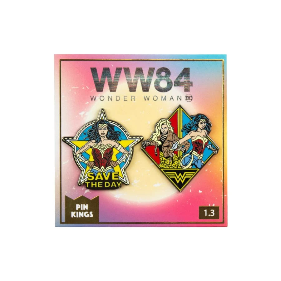 Wonder Women Pin Kings Wonder Woman '84 Enamel Pin Badge Set 1.3 - Save The Day Accessories 5 Wonder Women Pin Kings Wonder Woman '84 Enamel Pin Badge Set 1.3 - Save The Day Accessories