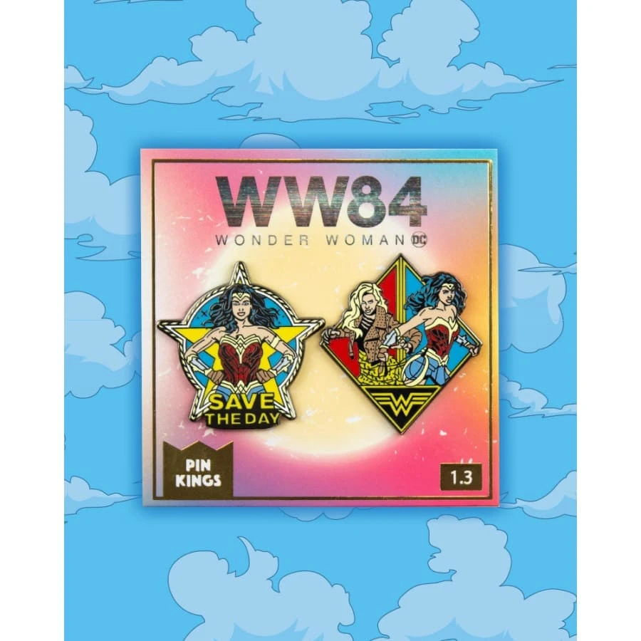 Wonder Women Pin Kings Wonder Woman '84 Enamel Pin Badge Set 1.3 - Save The Day Accessories 3 Wonder Women Pin Kings Wonder Woman '84 Enamel Pin Badge Set 1.3 - Save The Day Accessories