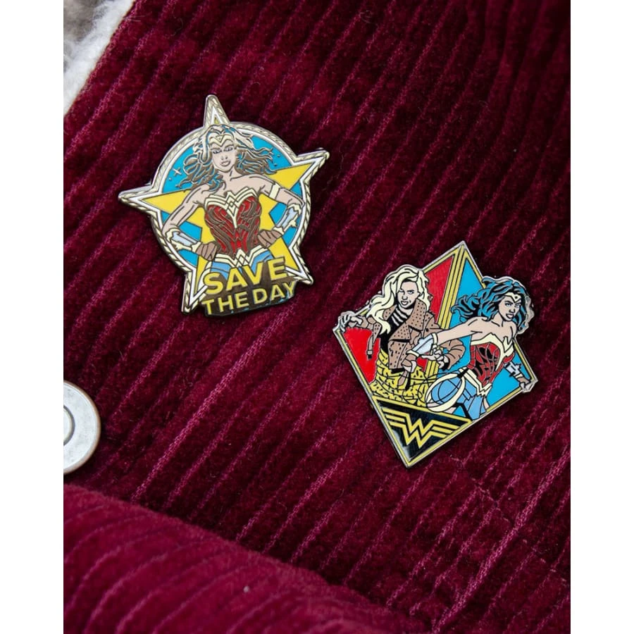 Wonder Women Pin Kings Wonder Woman '84 Enamel Pin Badge Set 1.3 - Save The Day Accessories 4 Wonder Women Pin Kings Wonder Woman '84 Enamel Pin Badge Set 1.3 - Save The Day Accessories