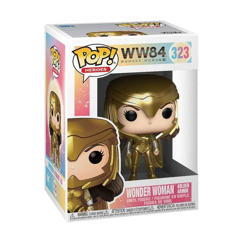 Wonder Woman 1984 (2020) Funko POP! Vinyl Heroes: Wonder Woman 1984 - WW Gold Power (MT) DC Comics 4 Wonder Woman 1984 (2020) Funko POP! Vinyl Heroes: Wonder Woman 1984 - WW Gold Power (MT) DC Comics