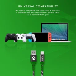 Official Xbox Series X And Series S Play And Charge USB C Charging Cable
