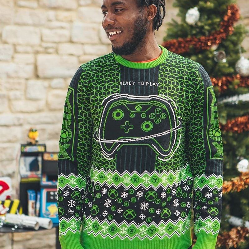 Xbox Christmas Jumper Official Xbox ‘Ready To Play’ Christmas Jumper / Ugly Sweater 4 Xbox Christmas Jumper Official Xbox ‘Ready To Play’ Christmas Jumper / Ugly Sweater